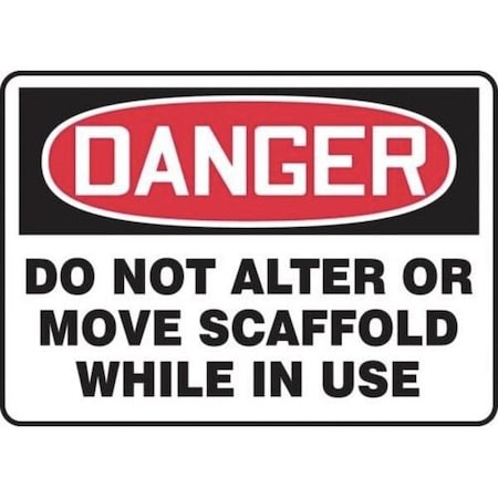 Accuform OSHA DANGER SAFETY SIGN CRANE MCRT145XT MCRT145XT